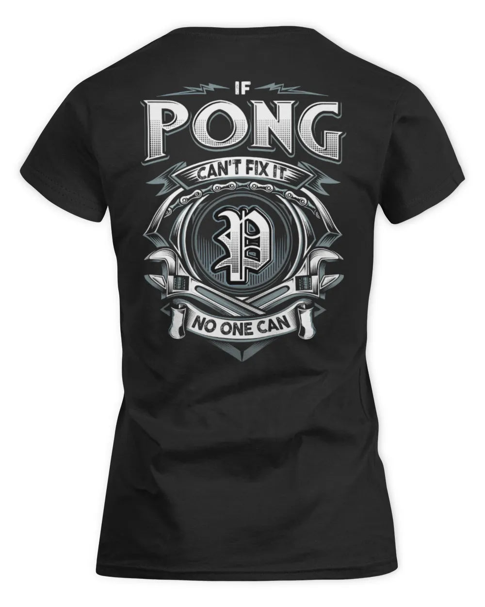 PONG AP81-K4-626 - Personalized Ahmed Quote Apparel “If Ahmed Can't Fix It, No One Can” - Women's Standard T-Shirt - Black
