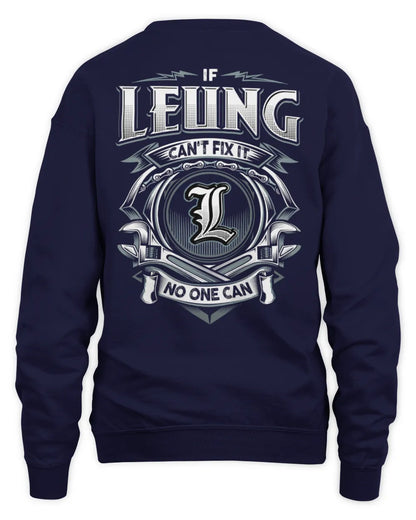 LEUNG AP81-K4-626 - Personalized Ahmed Quote Apparel “If Ahmed Can't Fix It, No One Can” - Unisex Sweatshirt - Navy
