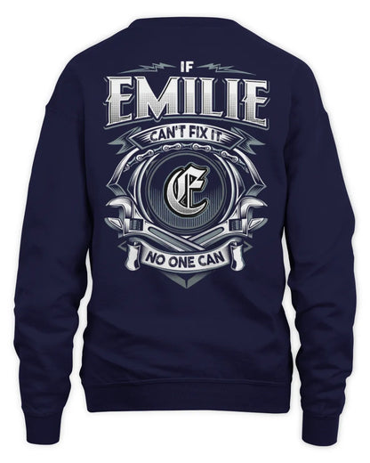 EMILIE AP81-K4-626 - Personalized Ahmed Quote Apparel “If Ahmed Can't Fix It, No One Can” - Unisex Sweatshirt - Navy