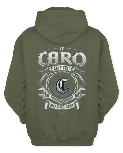 CARO AP81-K4-626 - Personalized Ahmed Quote Apparel “If Ahmed Can't Fix It, No One Can” - Unisex Hoodie - Military Green