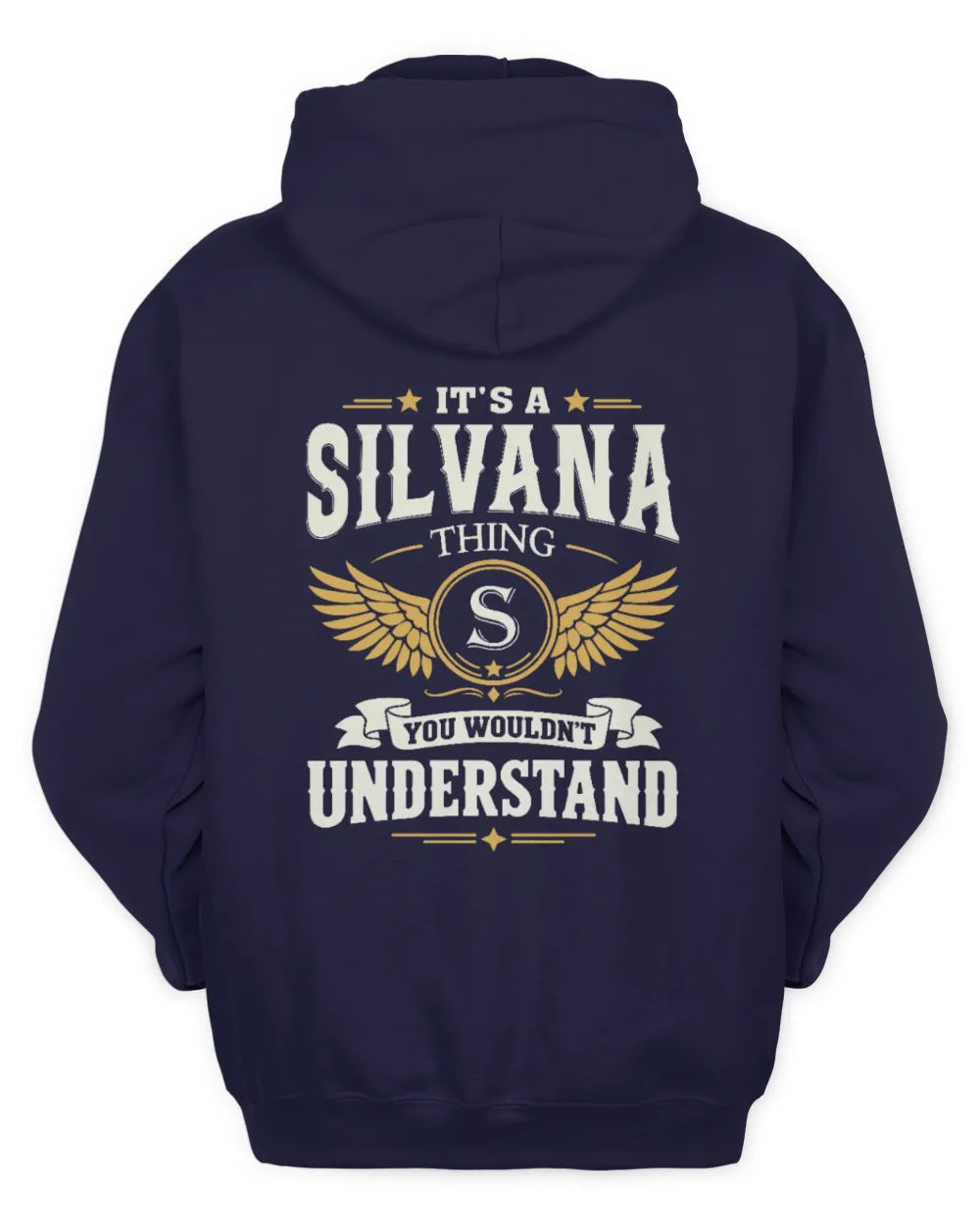 SILVANA KT06-M008 It’s a [NAME] Thing – You Wouldn’t Understand | Personalized Vintage T-Shirt - Unisex Hoodie - Navy