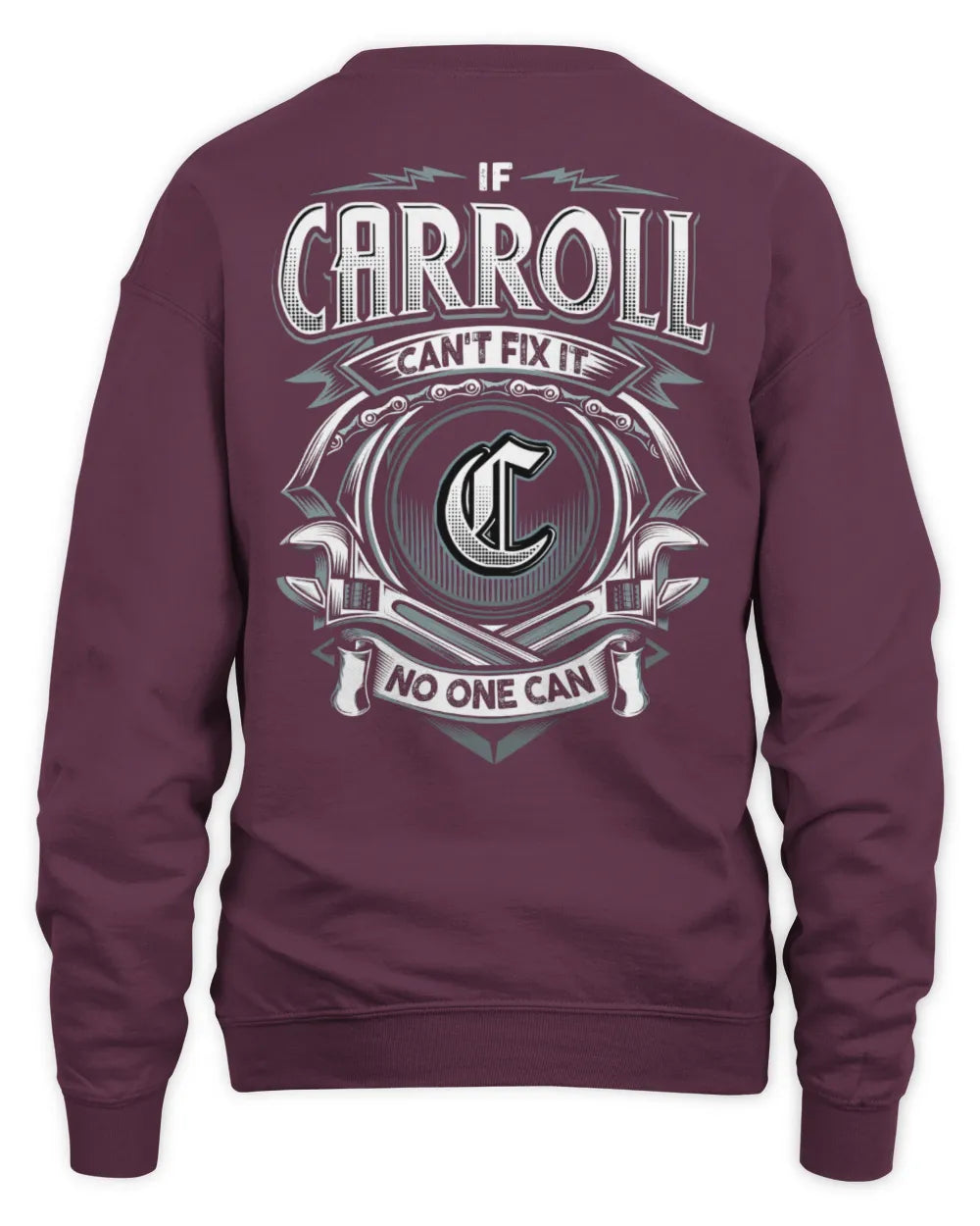 CARROLL AP81-K4-626 - Personalized Ahmed Quote Apparel “If Ahmed Can't Fix It, No One Can” - Unisex Sweatshirt - Maroon