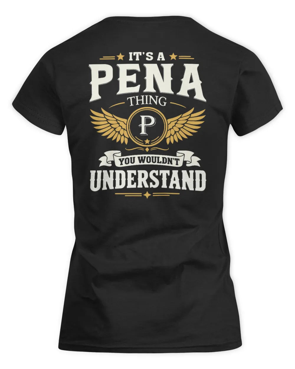 PENA KT06-M008 It’s a [NAME] Thing – You Wouldn’t Understand | Personalized Vintage T-Shirt - Women's Standard T-Shirt - Black