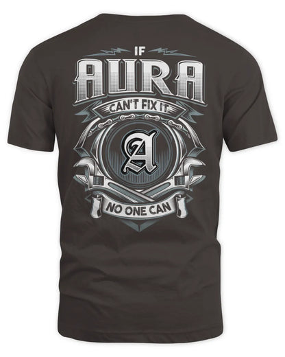 AURA AP81-K4-626 - Personalized Ahmed Quote Apparel “If Ahmed Can't Fix It, No One Can” - Unisex Standard T-Shirt - Dark Chocolate