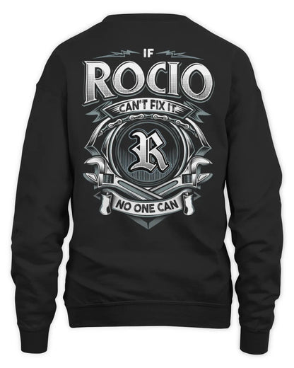 ROCIO AP81-K4-626 - Personalized Ahmed Quote Apparel “If Ahmed Can't Fix It, No One Can” - Unisex Sweatshirt - Black
