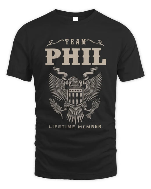 PHIL TP06-K82 – Personalized Classic Style Apparel “Team NAME Lifetime Member”