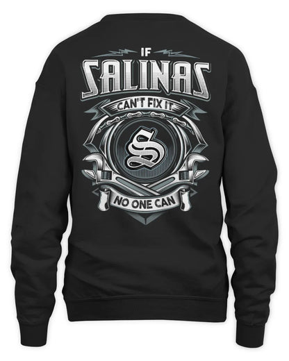 SALINAS AP81-K4-626 - Personalized Ahmed Quote Apparel “If Ahmed Can't Fix It, No One Can” - Unisex Sweatshirt - Black