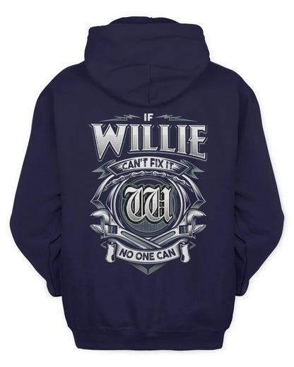 WILLIE AP81-K4-626 - Personalized Ahmed Quote Apparel “If Ahmed Can't Fix It, No One Can” - Unisex Hoodie - Navy