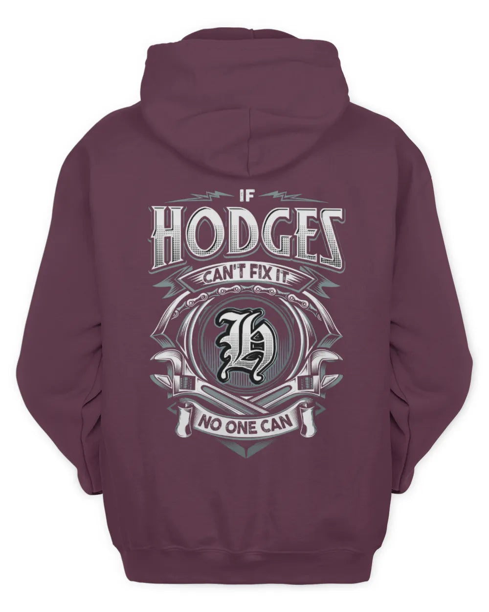 HODGES AP81-K4-626 - Personalized Ahmed Quote Apparel “If Ahmed Can't Fix It, No One Can” - Unisex Hoodie - Maroon