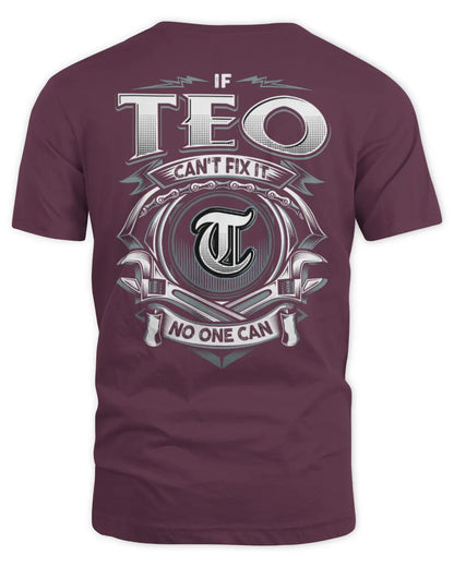 TEO AP81-K4-626 - Personalized Ahmed Quote Apparel “If Ahmed Can't Fix It, No One Can” - Unisex Standard T-Shirt - Maroon