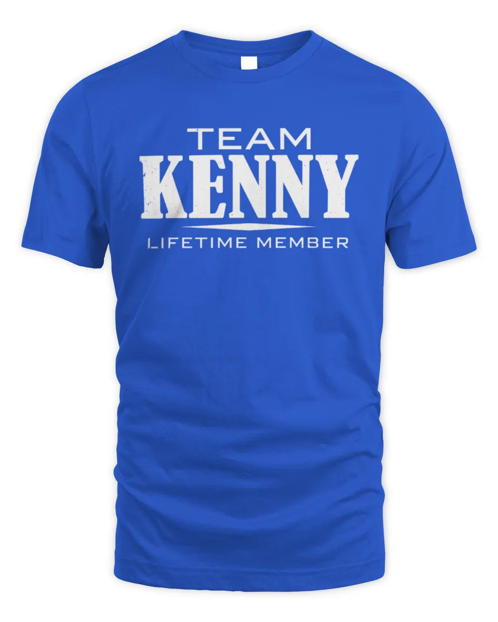 KENNY BL62-K4-128 - Personalized “Team NAME Lifetime Member” - Unisex Standard T-Shirt - Royal