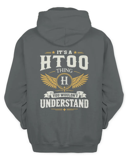 HTOO KT06-M008 It’s a [NAME] Thing – You Wouldn’t Understand | Personalized Vintage T-Shirt - Unisex Hoodie - Charcoal