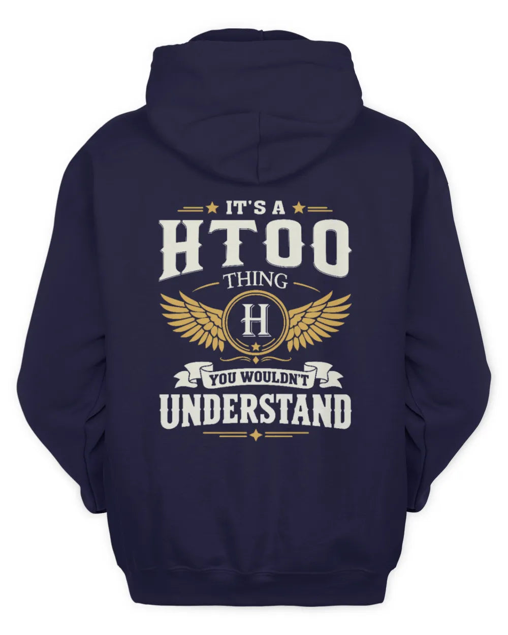 HTOO KT06-M008 It’s a [NAME] Thing – You Wouldn’t Understand | Personalized Vintage T-Shirt - Unisex Hoodie - Navy