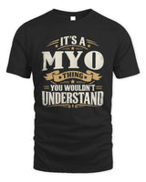 MYO P08 TH51 - Personalized “It’s a/an [NAME] Thing – You Wouldn’t Understand” Shirt - Unisex Standard T-Shirt - Black