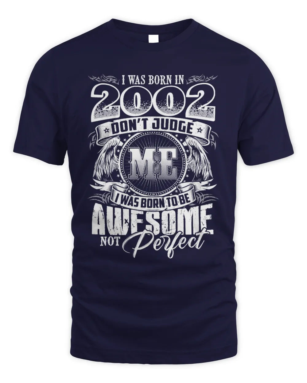 2002 HH89-K2 – Awesome Birth Year Quote T-Shirt - Unisex Standard T-Shirt - Navy