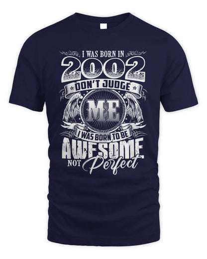 2002 HH89-K2 – Awesome Birth Year Quote T-Shirt - Unisex Standard T-Shirt - Navy