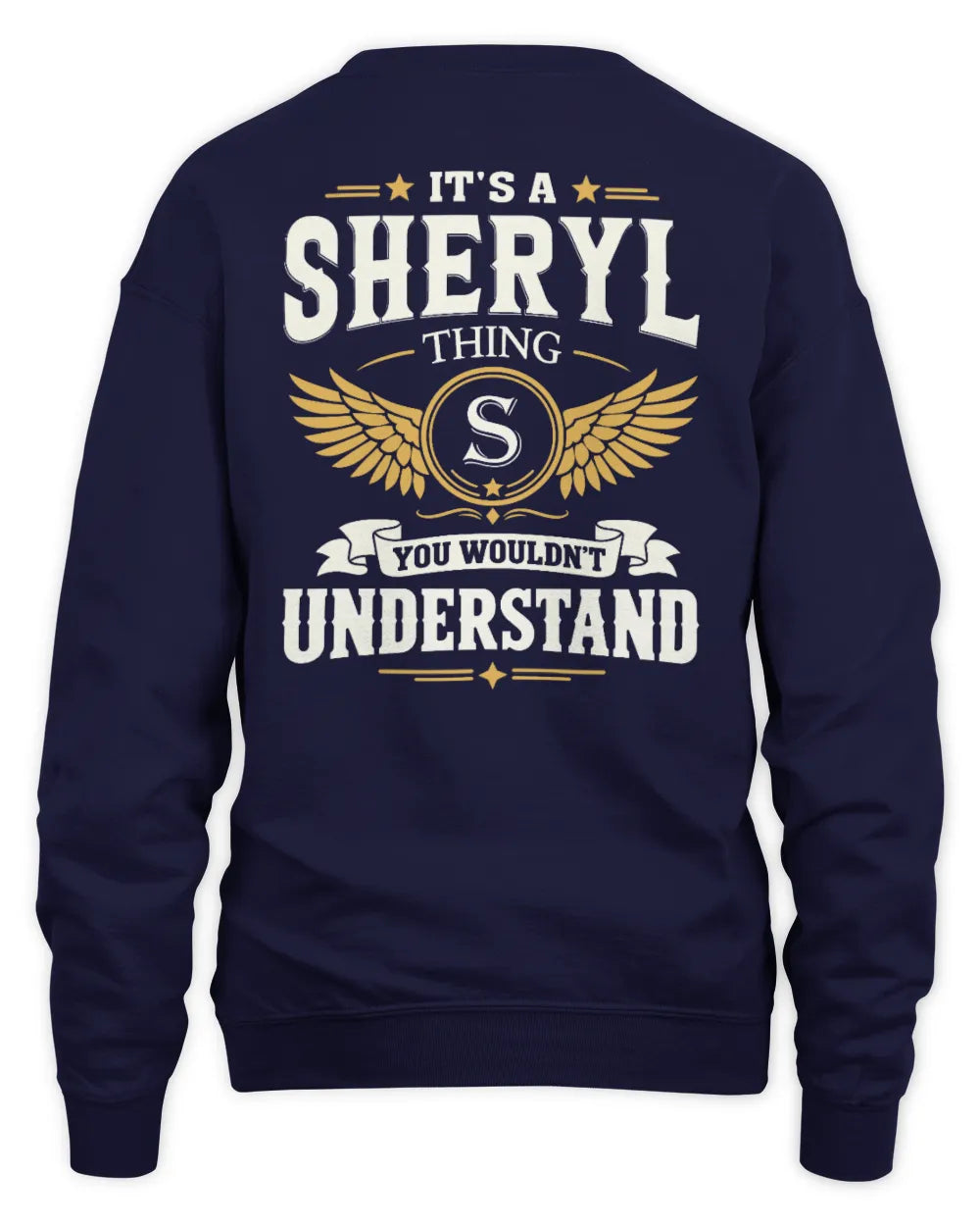 SHERYL KT06-M008 It’s a [NAME] Thing – You Wouldn’t Understand | Personalized Vintage T-Shirt - Unisex Sweatshirt - Navy