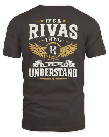 RIVAS KT06-M008 It’s a [NAME] Thing – You Wouldn’t Understand | Personalized Vintage T-Shirt - Unisex Standard T-Shirt - Dark Chocolate