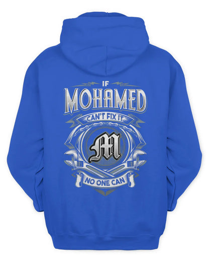 MOHAMED AP81-K4-626 - Personalized Ahmed Quote Apparel “If Ahmed Can't Fix It, No One Can” - Unisex Hoodie - Royal