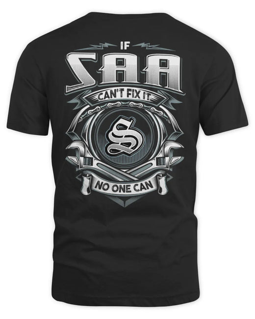 SAA AP81-K4-626 - Personalized Ahmed Quote Apparel “If Ahmed Can't Fix It, No One Can”