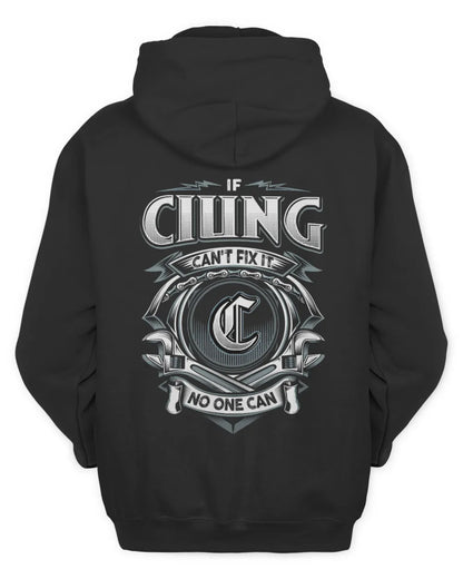 CIUNG AP81-K4-626 - Personalized Ahmed Quote Apparel “If Ahmed Can't Fix It, No One Can” - Unisex Hoodie - Black