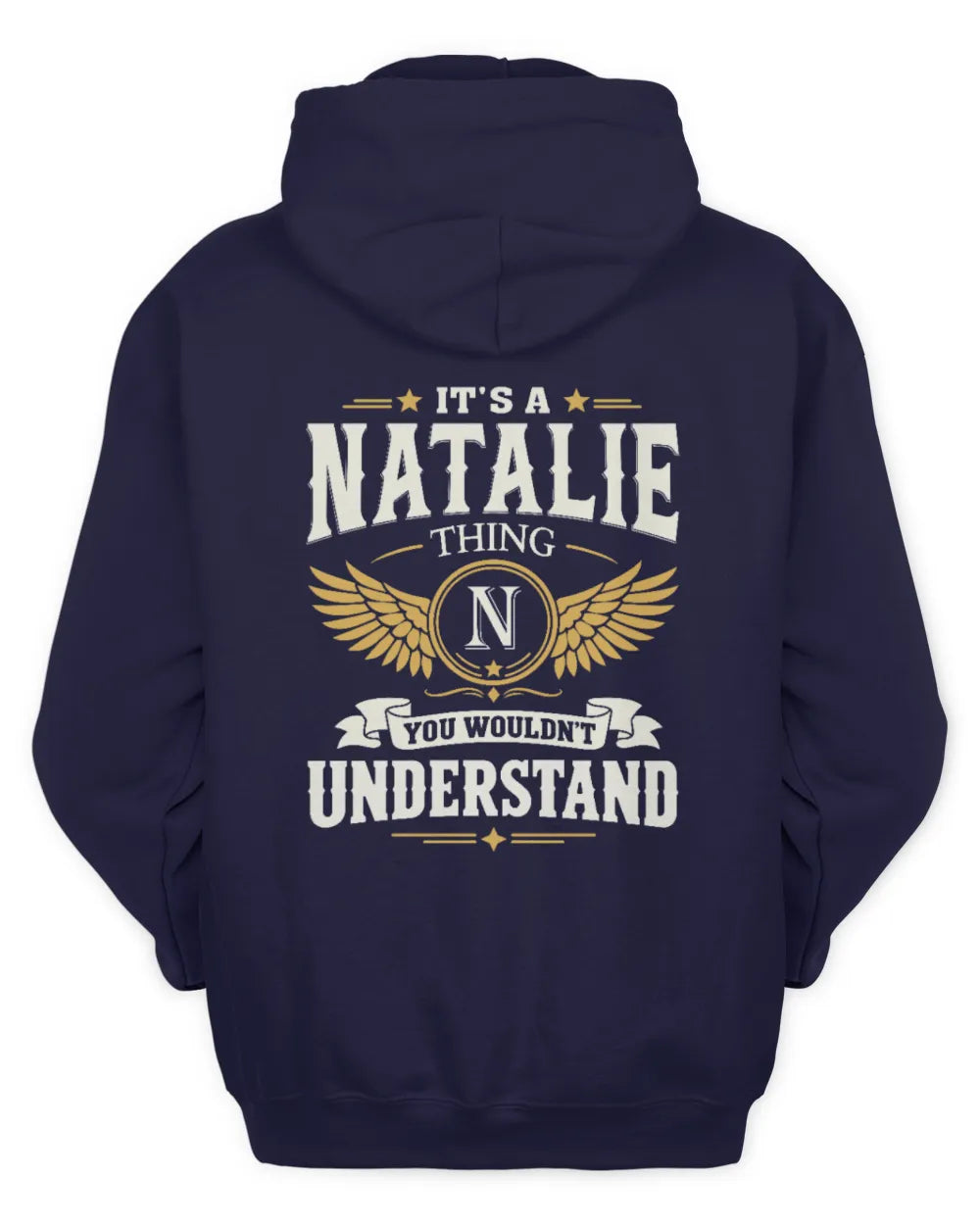 NATALIE KT06-M008 It’s a [NAME] Thing – You Wouldn’t Understand | Personalized Vintage T-Shirt - Unisex Hoodie - Navy