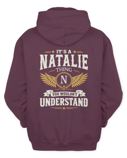 NATALIE KT06-M008 It’s a [NAME] Thing – You Wouldn’t Understand | Personalized Vintage T-Shirt - Unisex Hoodie - Maroon