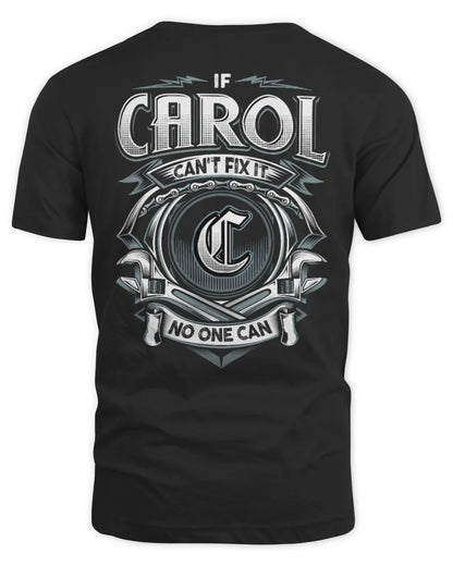 CAROL AP81-K4-626 - Personalized Ahmed Quote Apparel “If Ahmed Can't Fix It, No One Can” - Unisex Standard T-Shirt - Black