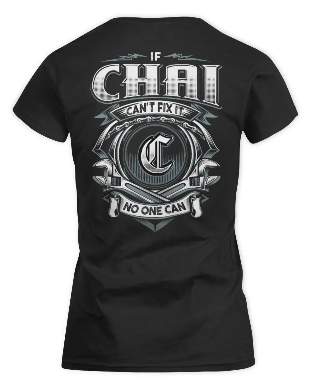 CHAI AP81-K4-626 - Personalized Ahmed Quote Apparel “If Ahmed Can't Fix It, No One Can” - Women's Standard T-Shirt - Black