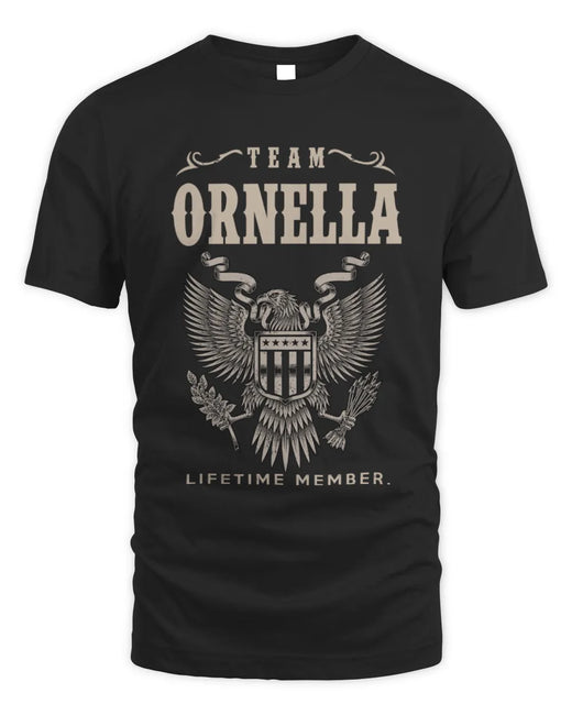 ORNELLA TP06-K82 – Personalized Classic Style Apparel “Team NAME Lifetime Member”
