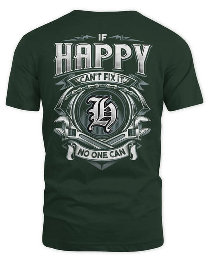 HAPPY AP81-K4-626 - Personalized Ahmed Quote Apparel “If Ahmed Can't Fix It, No One Can” - Unisex Standard T-Shirt - Forest Green