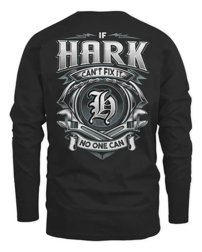HARK AP81-K4-626 - Personalized Ahmed Quote Apparel “If Ahmed Can't Fix It, No One Can” - Men's Long Sleeved T-Shirt - Black