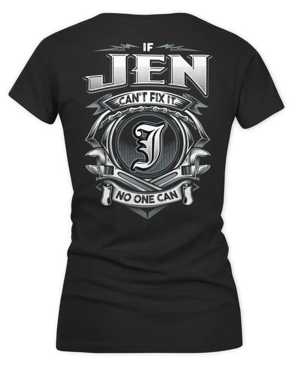JEN AP81-K4-626 - Personalized Ahmed Quote Apparel “If Ahmed Can't Fix It, No One Can” - Women's V-Neck T-Shirt - Black