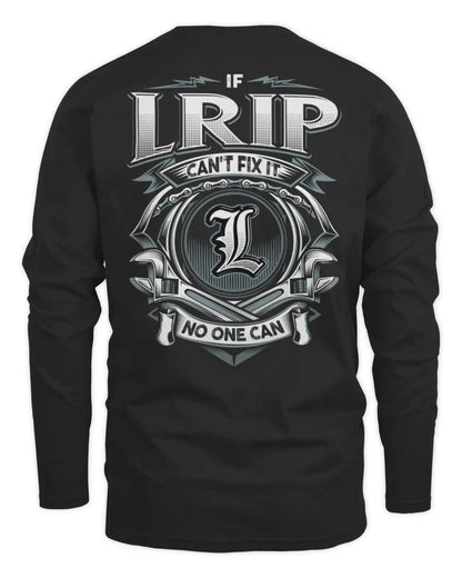 LRIP AP81-K4-626 - Personalized Ahmed Quote Apparel “If Ahmed Can't Fix It, No One Can” - Men's Long Sleeved T-Shirt - Black