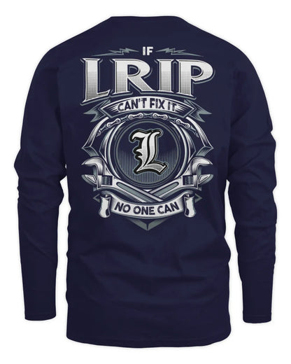 LRIP AP81-K4-626 - Personalized Ahmed Quote Apparel “If Ahmed Can't Fix It, No One Can” - Men's Long Sleeved T-Shirt - Navy