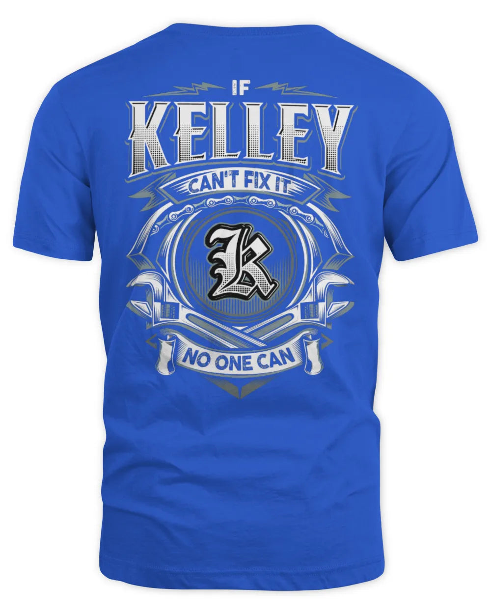 KELLEY AP81-K4-626 - Personalized Ahmed Quote Apparel “If Ahmed Can't Fix It, No One Can” - Unisex Standard T-Shirt - Royal