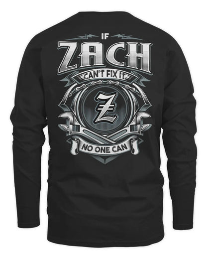 ZACH AP81-K4-626 - Personalized Ahmed Quote Apparel “If Ahmed Can't Fix It, No One Can” - Men's Long Sleeved T-Shirt - Black