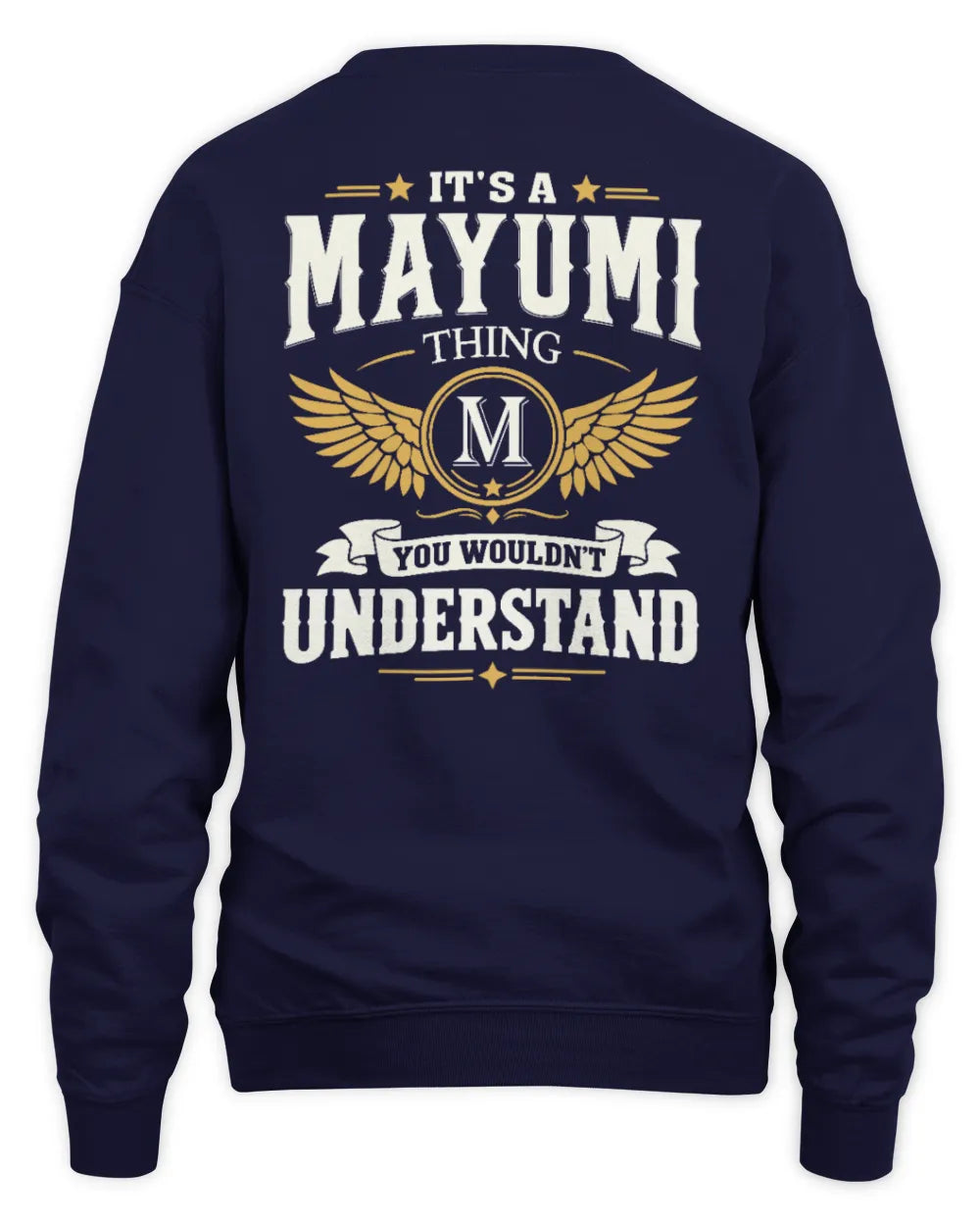 MAYUMI KT06-M008 It’s a [NAME] Thing – You Wouldn’t Understand | Personalized Vintage T-Shirt - Unisex Sweatshirt - Navy
