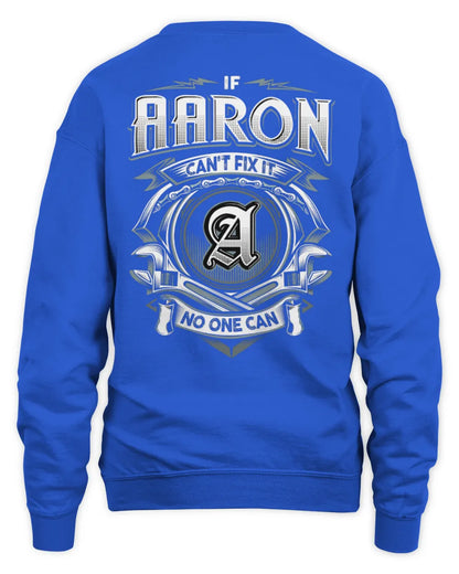 AARON AP81-K4-626 - Personalized Ahmed Quote Apparel “If Ahmed Can't Fix It, No One Can” - Unisex Sweatshirt - Royal