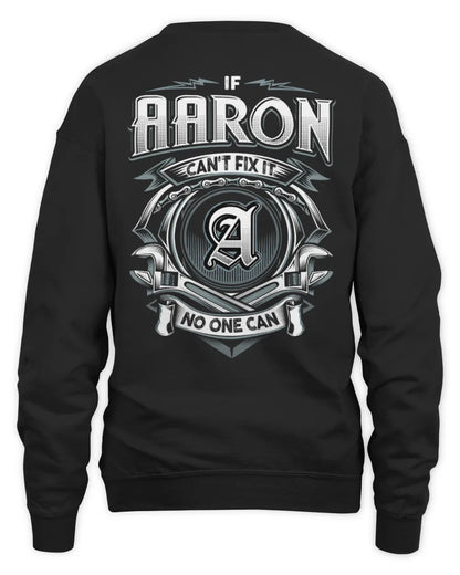 AARON AP81-K4-626 - Personalized Ahmed Quote Apparel “If Ahmed Can't Fix It, No One Can” - Unisex Sweatshirt - Black