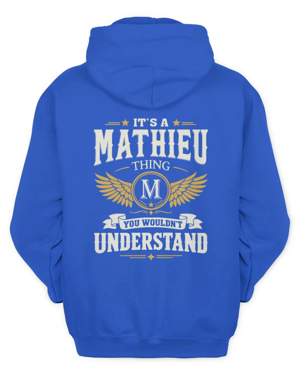 MATHIEU KT06-M008 It’s a [NAME] Thing – You Wouldn’t Understand | Personalized Vintage T-Shirt - Unisex Hoodie - Royal
