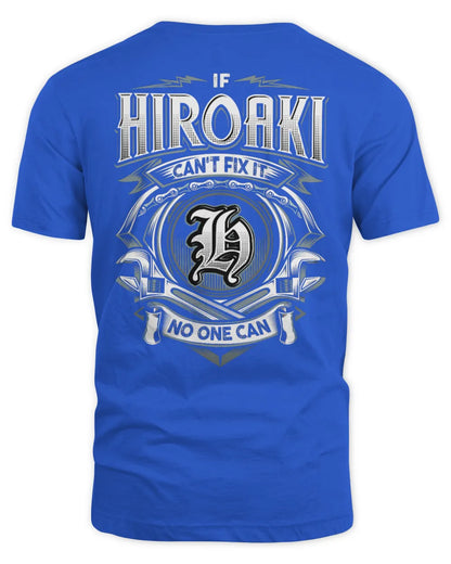 HIROAKI AP81-K4-626 - Personalized Ahmed Quote Apparel “If Ahmed Can't Fix It, No One Can” - Unisex Standard T-Shirt - Royal