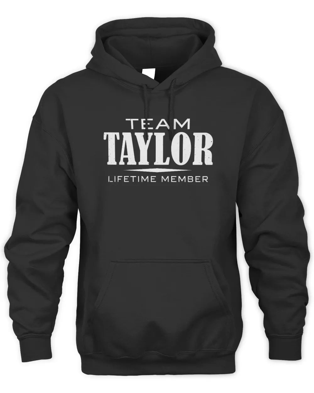 TAYLOR BL62-K4-128 - Personalized “Team NAME Lifetime Member” - Unisex Hoodie - Black