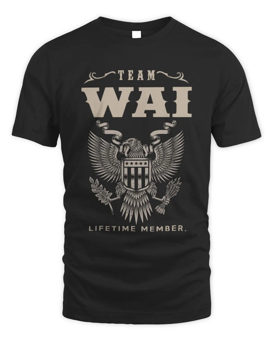 WAI TP06-K82 – Personalized Classic Style Apparel “Team NAME Lifetime Member”