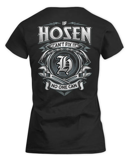 HOSEN AP81-K4-626 - Personalized Ahmed Quote Apparel “If Ahmed Can't Fix It, No One Can” - Women's Standard T-Shirt - Black