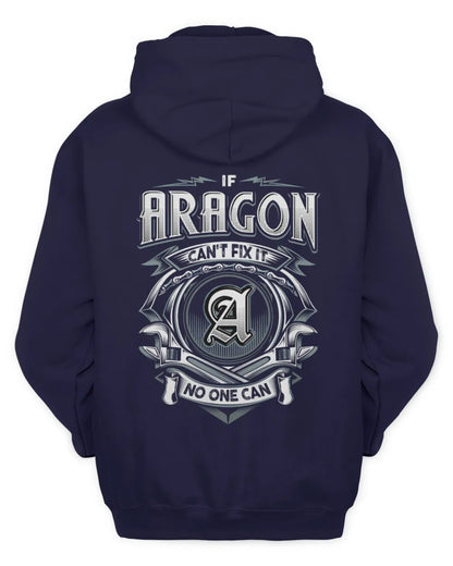 ARAGON AP81-K4-626 - Personalized Ahmed Quote Apparel “If Ahmed Can't Fix It, No One Can” - Unisex Hoodie - Navy