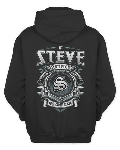 STEVE AP81-K4-626 - Personalized Ahmed Quote Apparel “If Ahmed Can't Fix It, No One Can” - Unisex Hoodie - Black