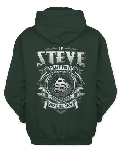 STEVE AP81-K4-626 - Personalized Ahmed Quote Apparel “If Ahmed Can't Fix It, No One Can” - Unisex Hoodie - Forest Green
