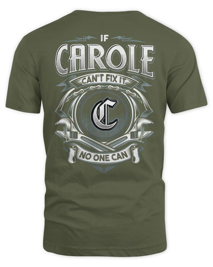 CAROLE AP81-K4-626 - Personalized Ahmed Quote Apparel “If Ahmed Can't Fix It, No One Can” - Unisex Standard T-Shirt - Military Green