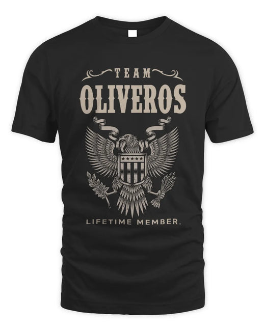 OLIVEROS TP06-K82 – Personalized Classic Style Apparel “Team NAME Lifetime Member”